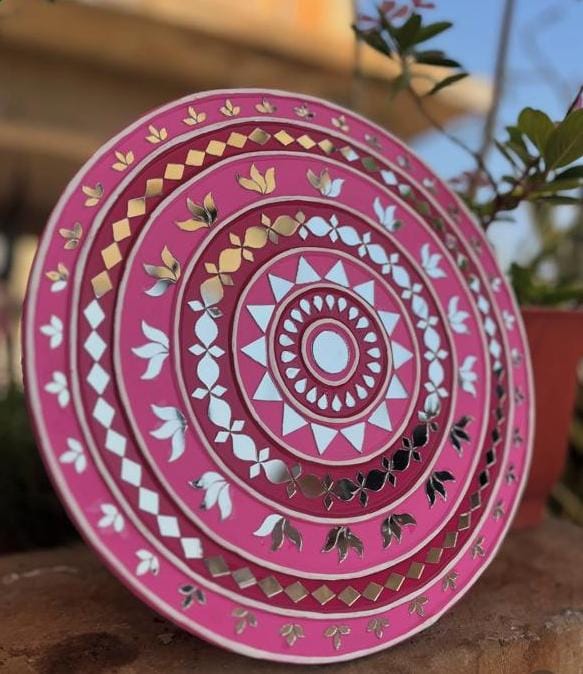 Floral Encast Platter